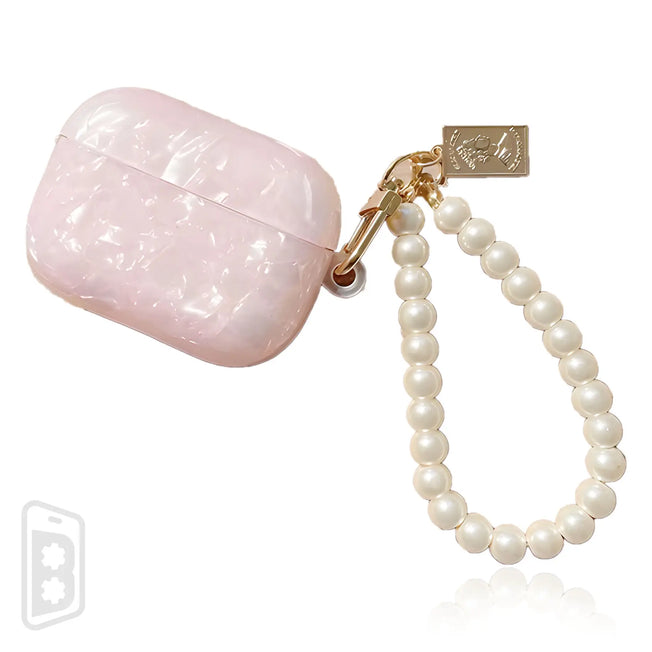 AirPods Pro 2 Pearl Gloss Case with Bracelet