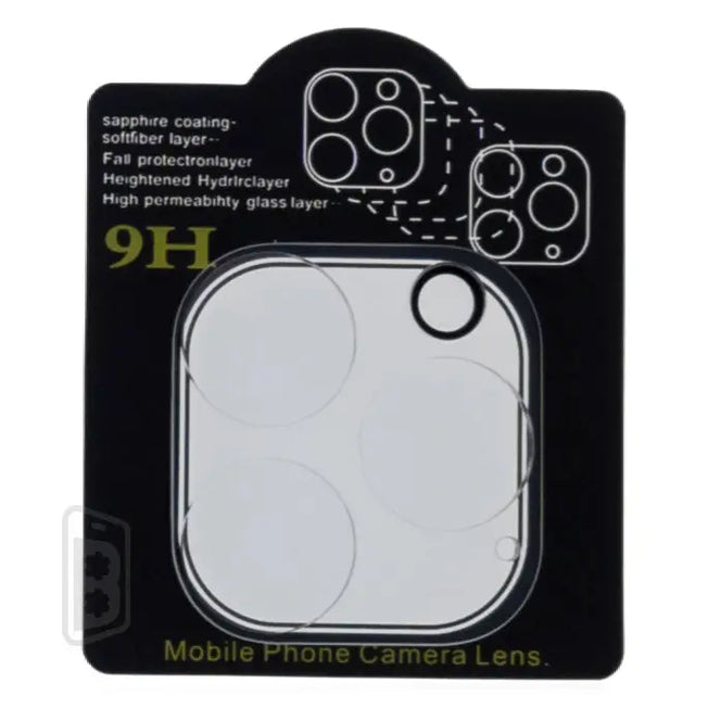 iPhone 12 Pro Max Back Camera Tempered Glass - Clear