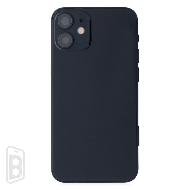 Back Housing W/ Small Components Pre-Installed Compatible For iPhone 12 Mini (US Version) (No Logo)