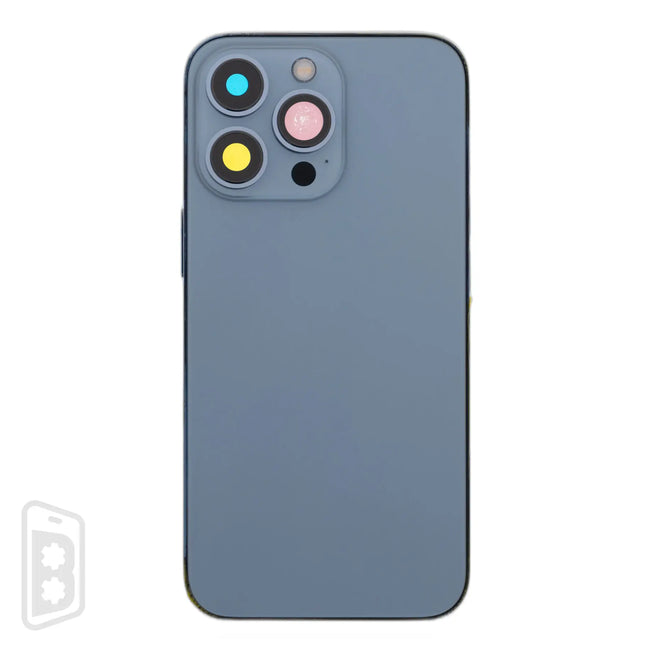 Back Housing W/ Small Components Pre-Installed Compatible For iPhone 13 Pro (US Version) (No Logo)