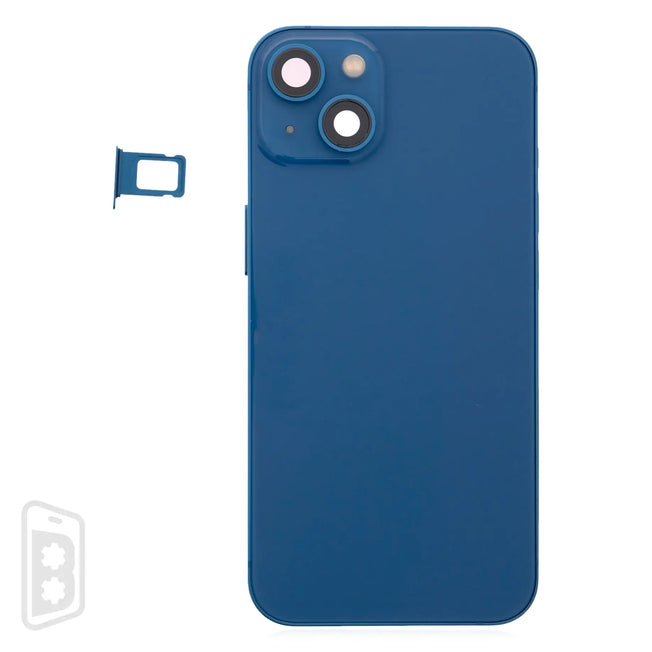 Back Housing W/ Small Components Pre-Installed Compatible For iPhone 13 (US Version) (No Logo)