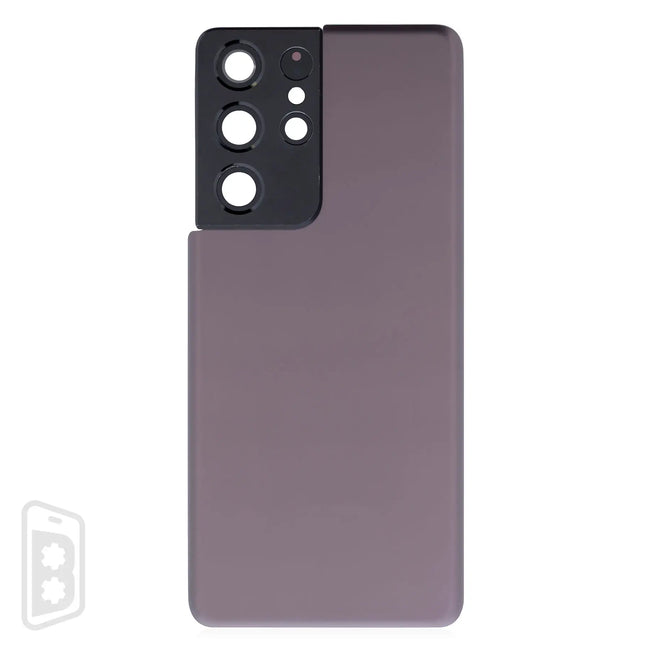 Back Cover Glass With Camera Lens Compatible For Samsung Galaxy S21 Ultra