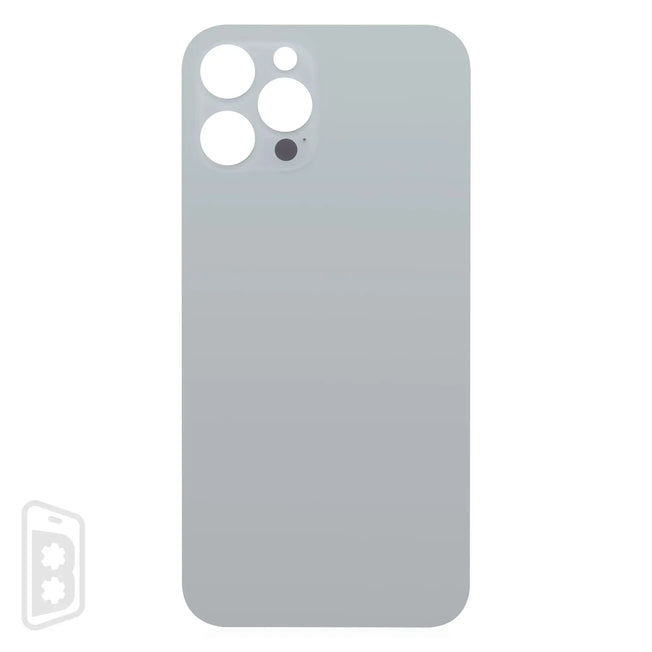 Back Glass With 3M Adhesive Compatible For iPhone 12 Pro Max (No Logo / Large Camera Hole)