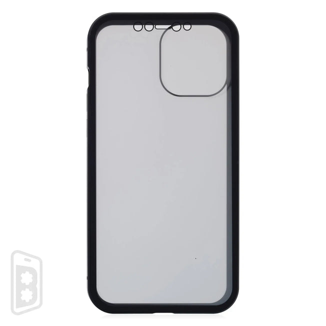 Metallic Magnet Privacy Tempered Glass - iPhone 12 Series