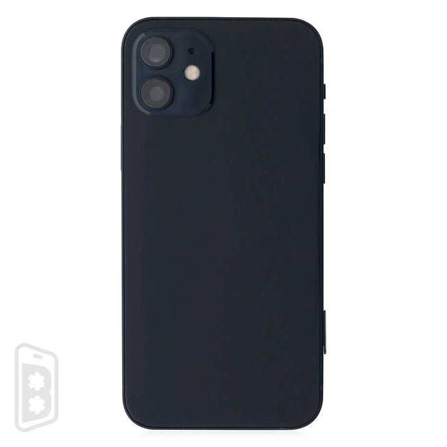 Back Housing W/ Small Components Pre-Installed Compatible For iPhone 12 (US Version) (No Logo)