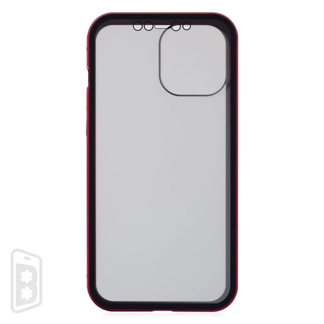 Metallic Magnet Privacy Tempered Glass - iPhone 12 Series