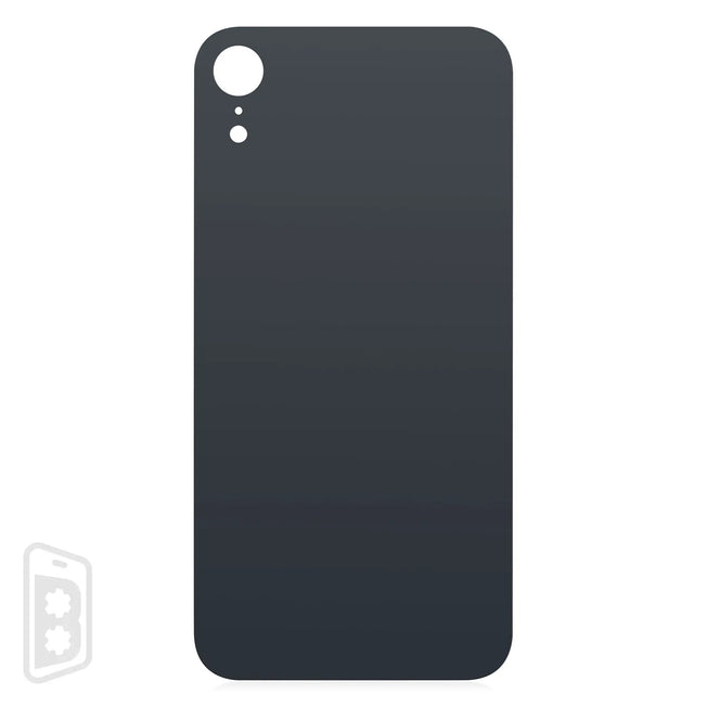 Back Glass With 3M Adhesive Compatible For iPhone XR (No Logo / Large Camera Hole)