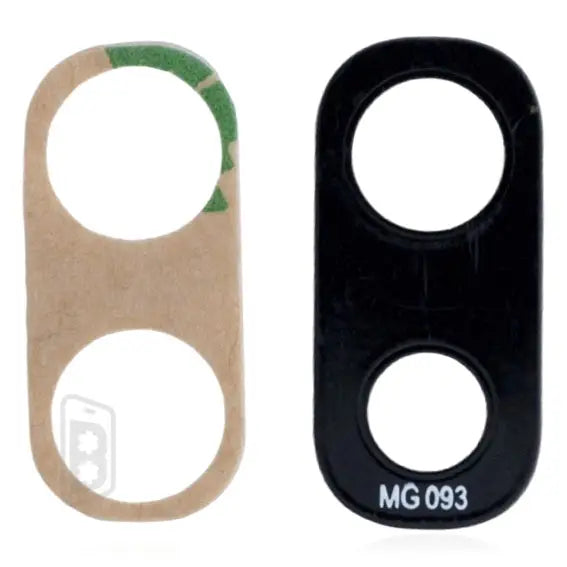 Back Camera Lens (Glass Only) With Adhesive Compatible For Samsung Galaxy A20 5G (A205 / 2021) (2 Piece Set)