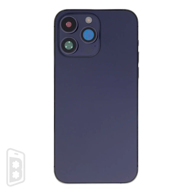 Back Housing W/ Small Pre-Installed Compatible For iPhone 14 Pro Max (US Version) (No Logo)
