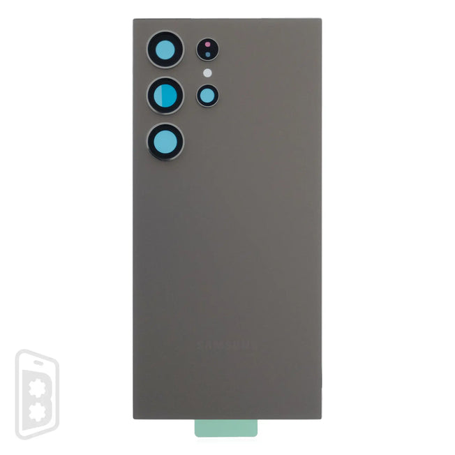 Back Cover Glass With Camera Lens Compatible For Samsung Galaxy S24 Ultra 5G