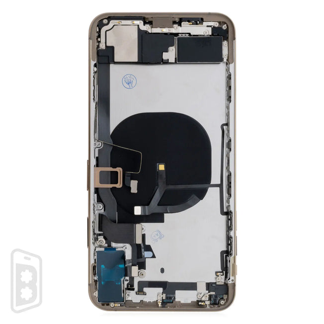 Back Housing W/ Small Components Pre-Installed Compatible For iPhone XS Max (No Logo)