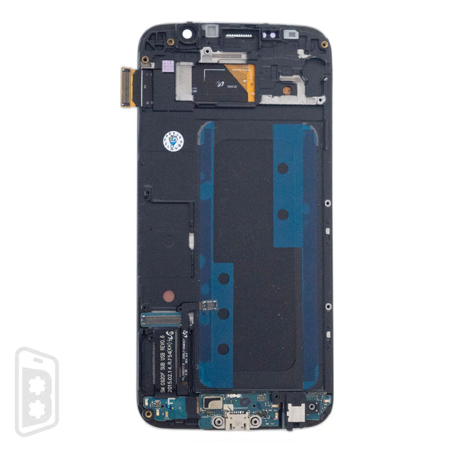 LCD Assembly With Frame Compatible For Samsung Galaxy S6 (Refurbished)