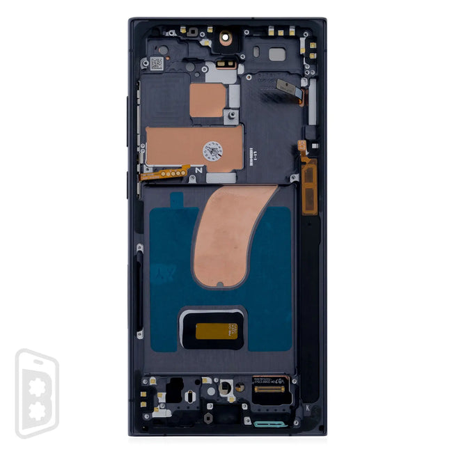 LCD Assembly With Frame Compatible For Samsung Galaxy S23 Ultra 5G (Refurbished)
