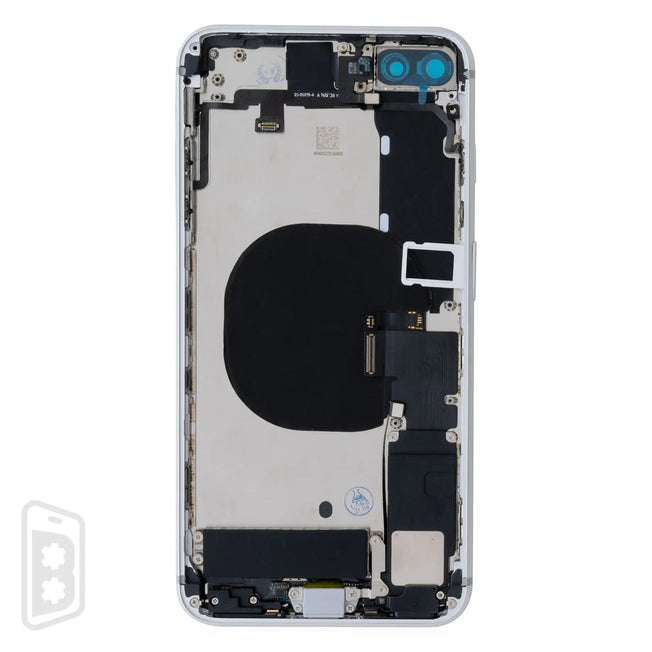 Back Housing W/ Small Components Pre-Installed Compatible For iPhone 8 Plus (No Logo)