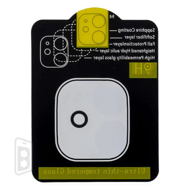 iPhone 12 Mini Back Camera Tempered Glass - Clear