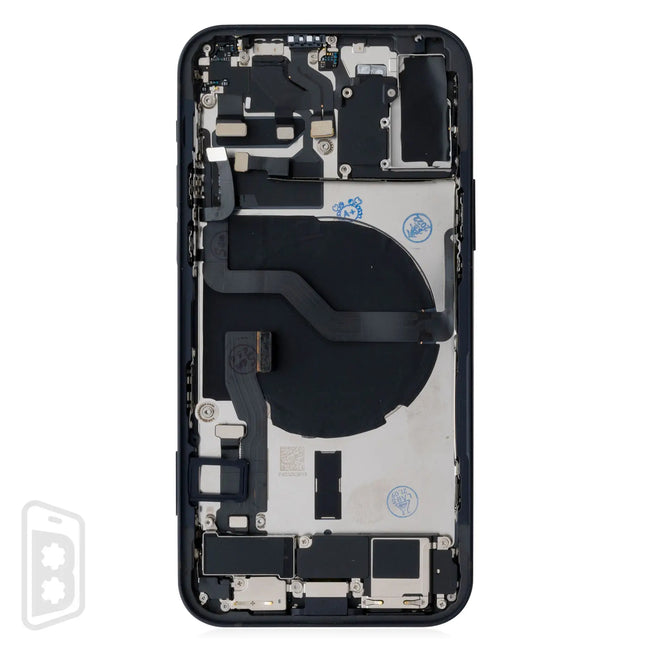 Back Housing W/ Small Components Pre-Installed Compatible For iPhone 12 (US Version) (No Logo)