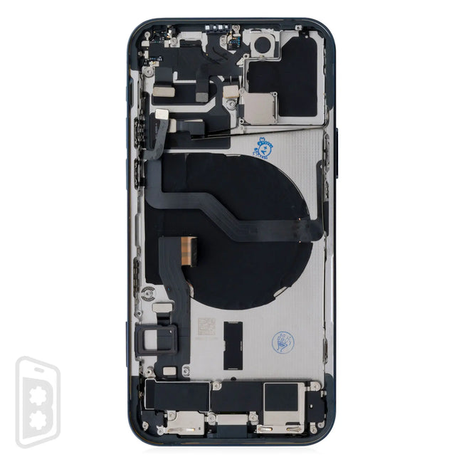 Back Housing W/ Small Components Pre-Installed Compatible For iPhone 12 Pro (US Version) (No Logo)