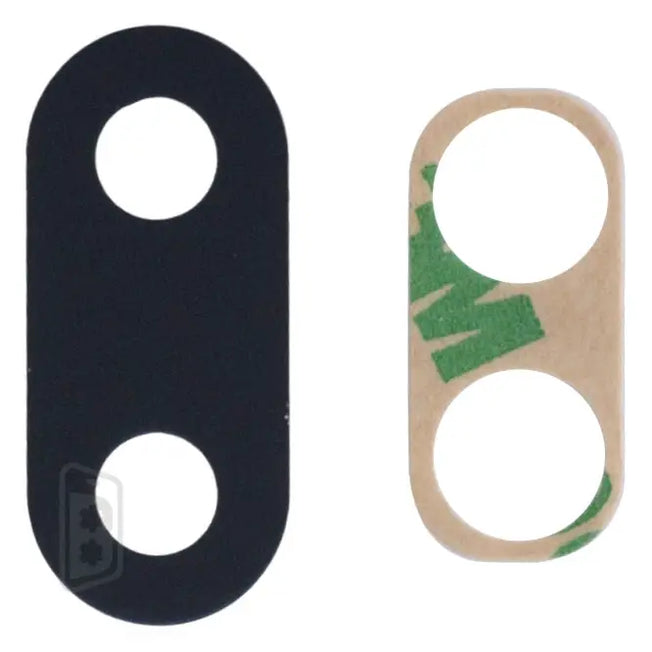 Back Camera Lens (Glass Only) With Adhesive Compatible For Samsung Galaxy A02 (A022 / 2020) (2 Piece Set)