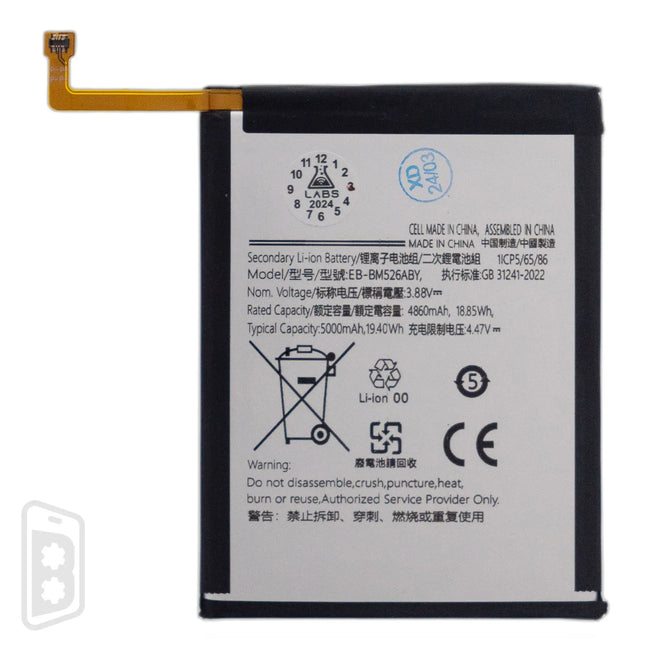 Replacement Battery Compatible For Samsung Galaxy A23 (A235 / 2022) / A73 5G (A736 / 2022) / M52 5G (M526 / 2021) / A23 5G (A236 / 2022) (EB-BM526ABS)