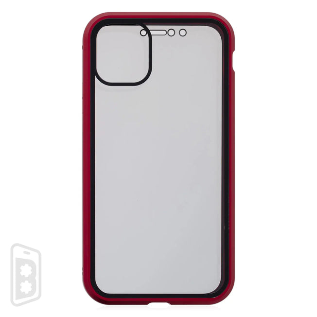 Metallic Magnet Privacy Tempered Glass - iPhone 11 Series