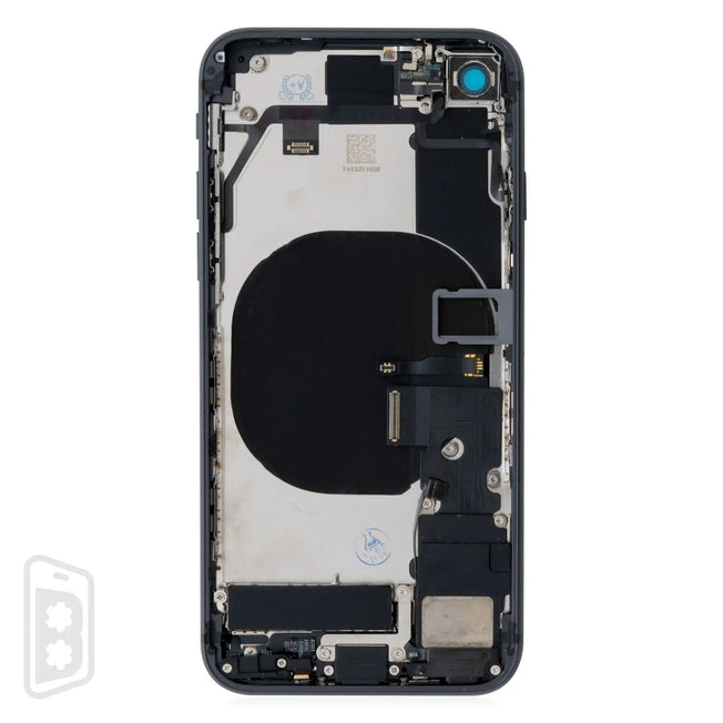 Back Housing W/ Small Components Pre-Installed Compatible For iPhone 8 (No Logo)