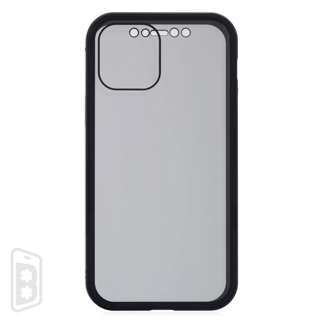 Metallic Magnet Privacy Tempered Glass - iPhone 12 Series
