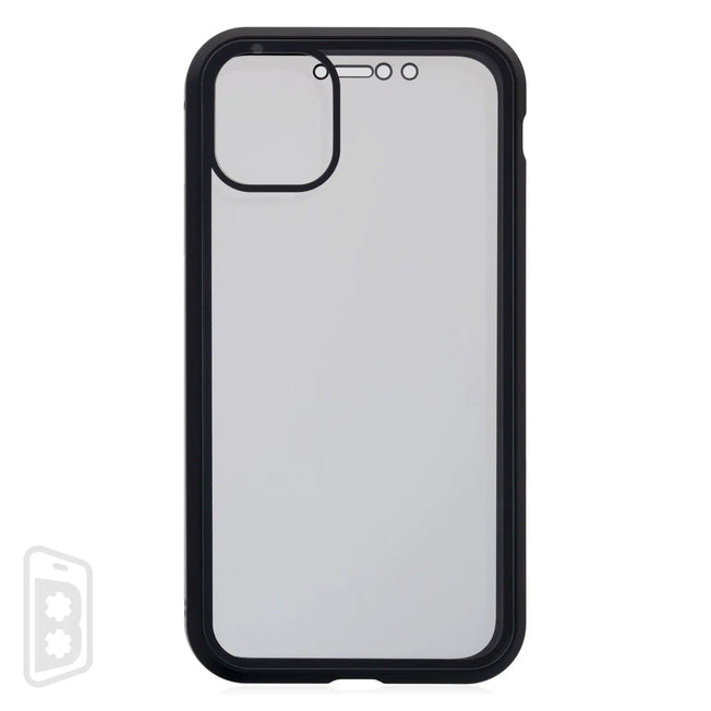 Metallic Magnet Privacy Tempered Glass - iPhone 11 Series