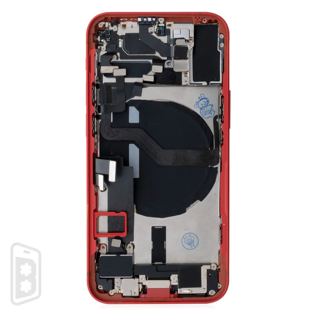 Back Housing W/ Small Components Pre-Installed Compatible For iPhone 12 Mini (US Version) (No Logo)