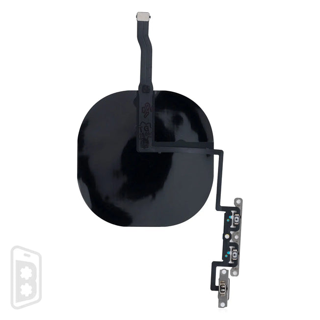 Wireless NFC Charging Flex With Power & Volume Flex Pre-Installed Compatible For iPhone 11 Pro