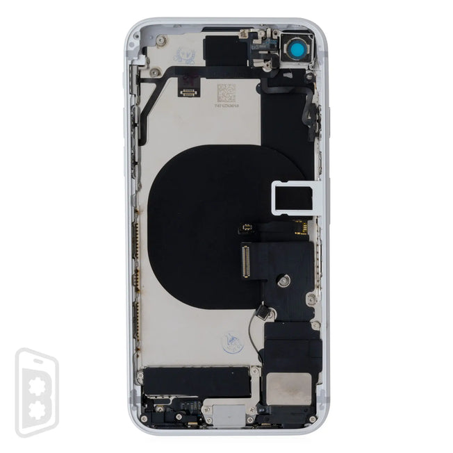 Back Housing W/ Small Components Pre-Installed Compatible For iPhone 8 (No Logo)