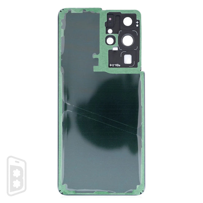 Back Cover Glass With Camera Lens Compatible For Samsung Galaxy S21 Ultra
