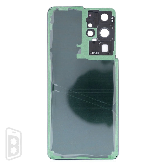 Back Cover Glass With Camera Lens Compatible For Samsung Galaxy S21 Ultra