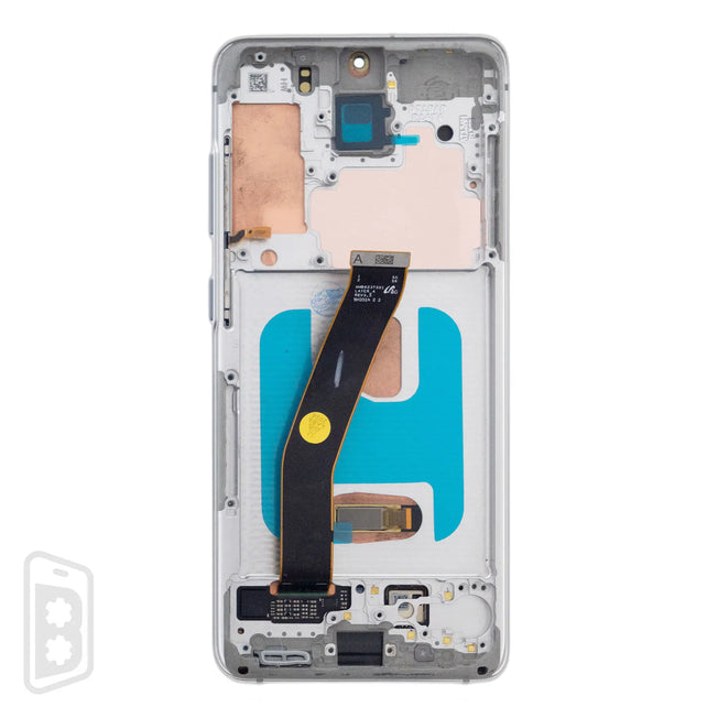 LCD Assembly With Frame Compatible For Samsung Galaxy S20 5G (Non-Verizon 5G UW Frame) (Refurbished)