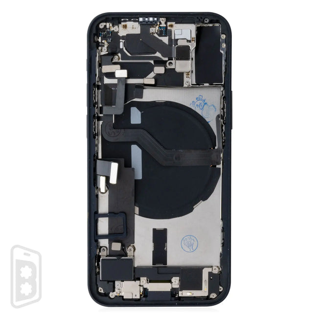 Back Housing W/ Small Components Pre-Installed Compatible For iPhone 12 Mini (US Version) (No Logo)