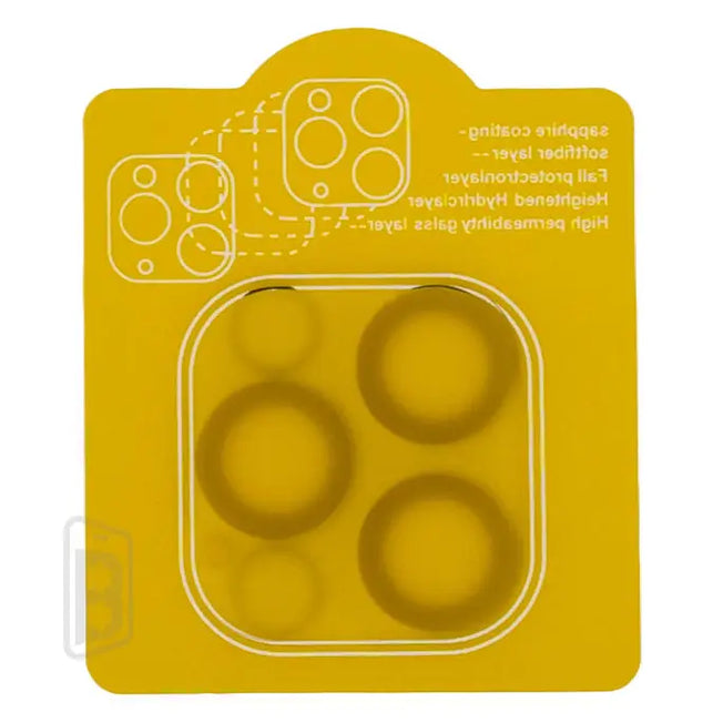 iPhone 12 Pro Back Camera Tempered Glass - Clear