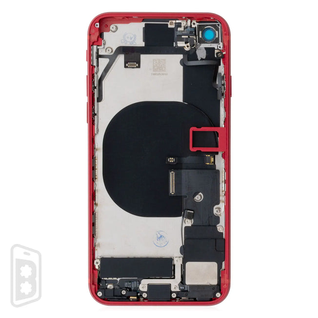 Back Housing W/ Small Components Pre-Installed Compatible For iPhone 8 (No Logo)