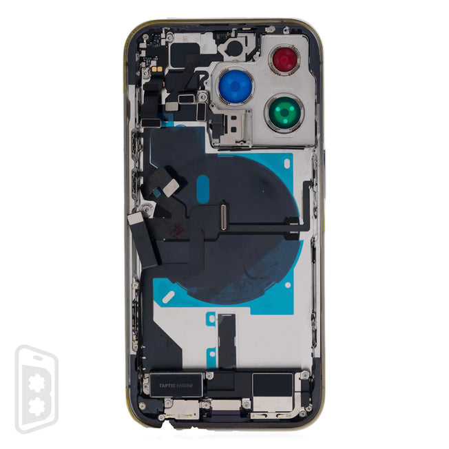 Back Housing W/ Small Pre-Installed Compatible For iPhone 14 Pro (US Version) (No Logo)