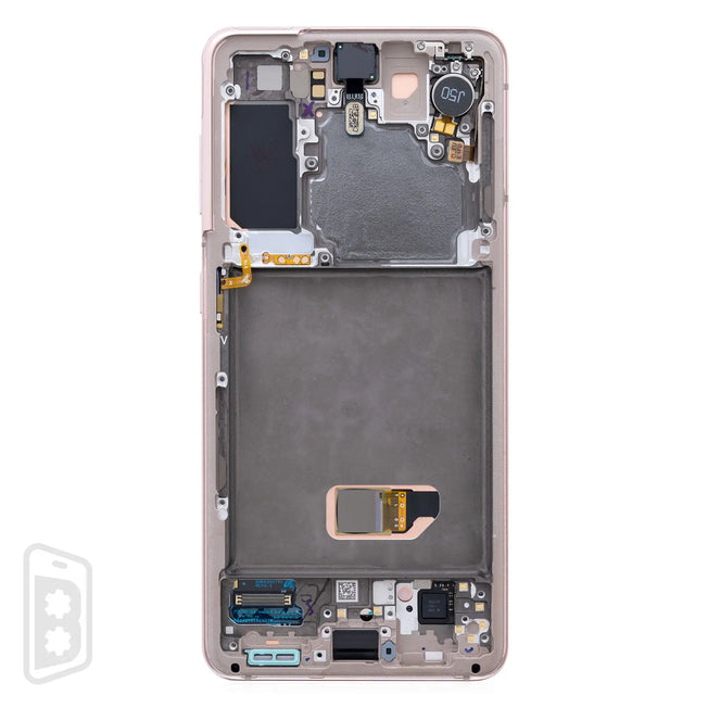 LCD Assembly With Frame Compatible For Samsung Galaxy S21 5G (Refurbished)