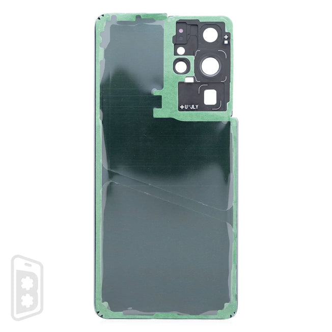 Back Cover Glass With Camera Lens Compatible For Samsung Galaxy S21 Ultra