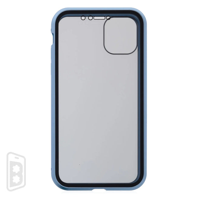 Metallic Magnet Privacy Tempered Glass - iPhone 11 Series
