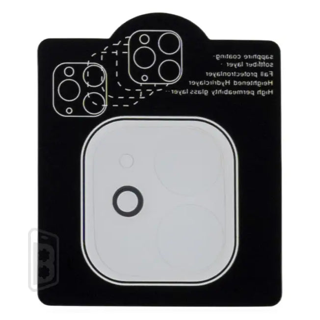 iPhone 11 Back Camera Tempered Glass - Clear