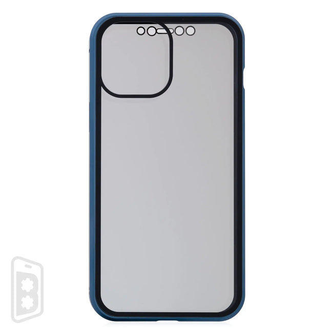 Metallic Magnet Privacy Tempered Glass - iPhone 12 Series