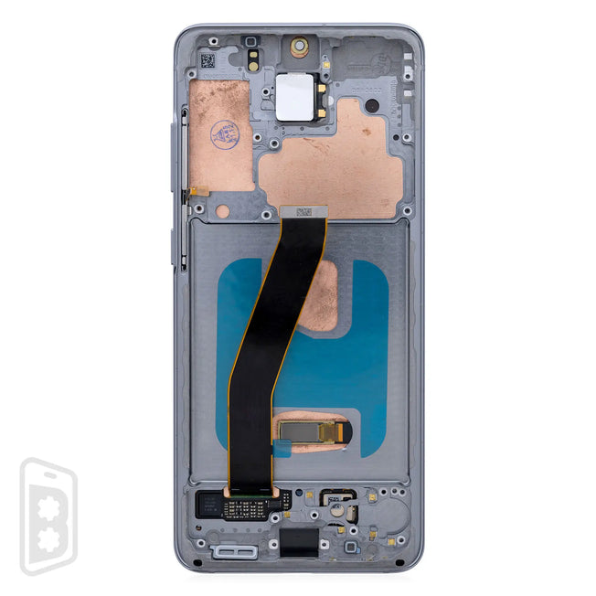LCD Assembly With Frame Compatible For Samsung Galaxy S20 5G (Non-Verizon 5G UW Frame) (Refurbished)