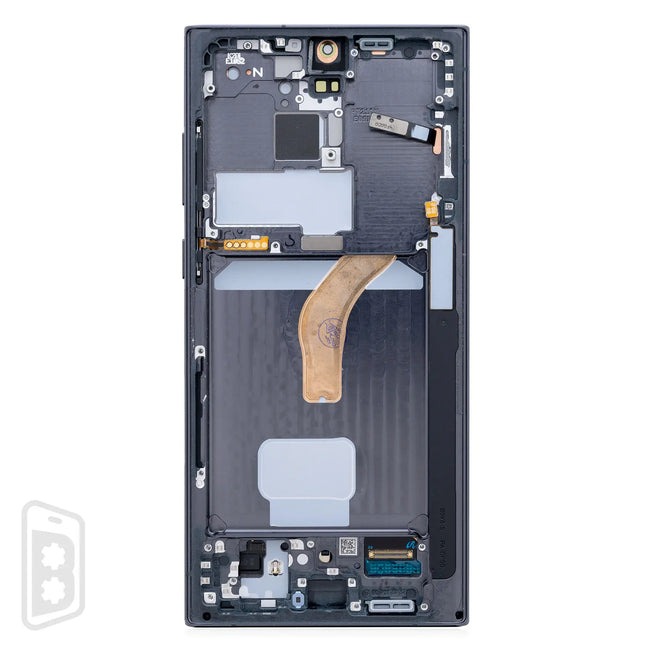 LCD Assembly With Frame Compatible For Samsung Galaxy S22 Ultra 5G (Refurbished)