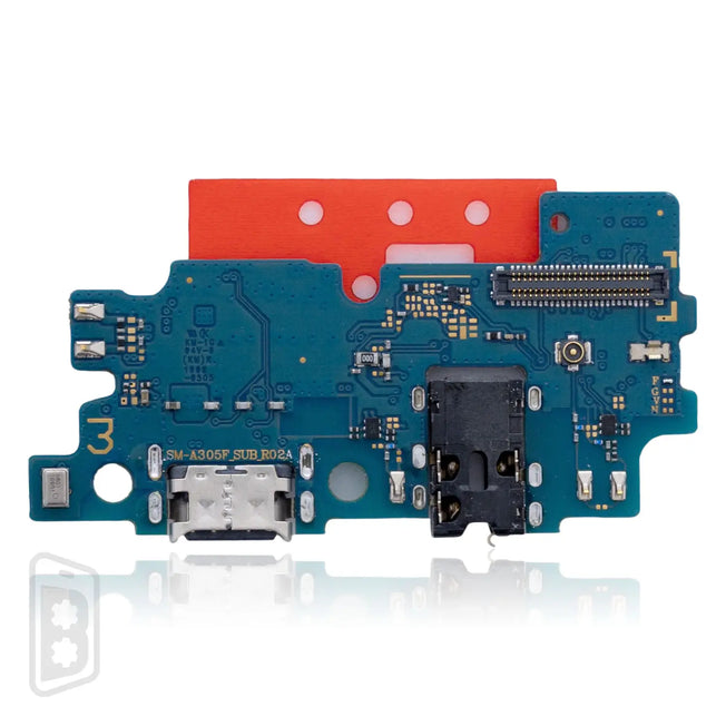 Charging Port Board With Headphone Jack Compatible For Samsung Galaxy A30 (A305 / 2019)