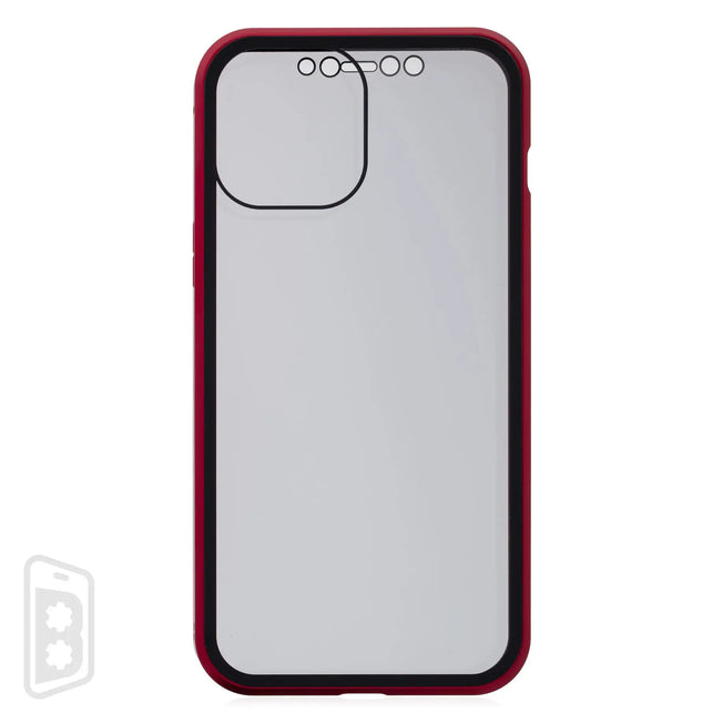 Metallic Magnet Privacy Tempered Glass - iPhone 12 Series