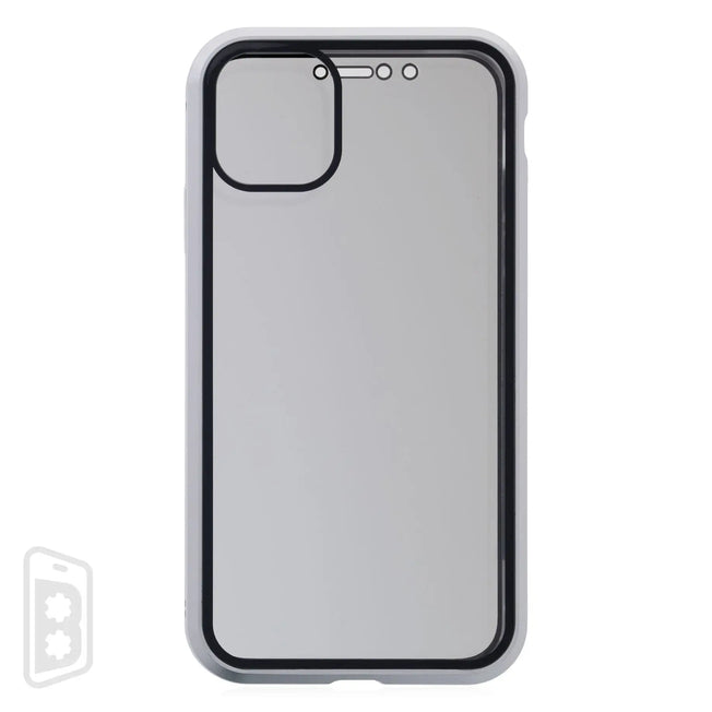 Metallic Magnet Privacy Tempered Glass - iPhone 11 Series