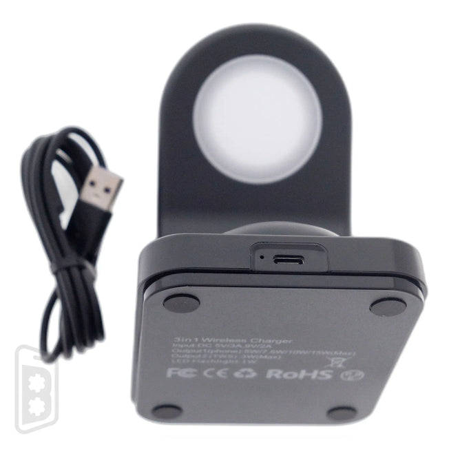 2 in 1 Wireless Charger Stand with Night Light