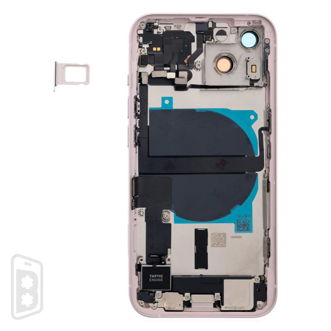 Back Housing W/ Small Components Pre-Installed Compatible For iPhone 13 (US Version) (No Logo)