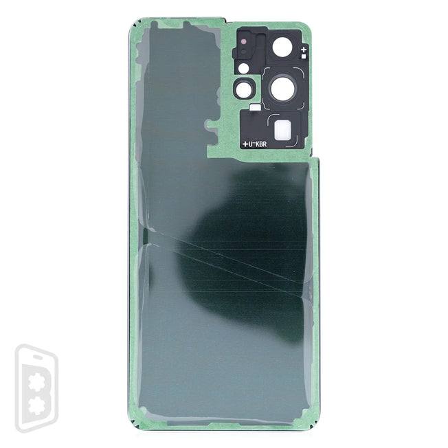 Back Cover Glass With Camera Lens Compatible For Samsung Galaxy S21 Ultra